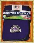 NWT Colorado Rockies MLB Baseball Baby Receiving Blanket 30