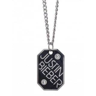 Justin Bieber Bling Dog Tag Necklace by Justin Bieber Official Jewelry