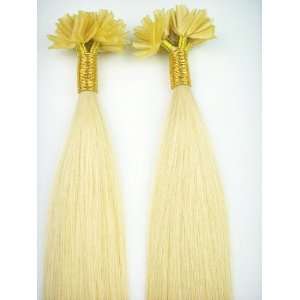   Single Strands 100 Grams #613 Bleach Blonde Remy Human Hair Extensions