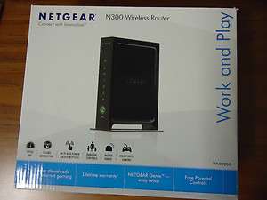 NETGEAR WNR2000 N300 Wireless Router (WNR2000 100NAS) w/ power supply 