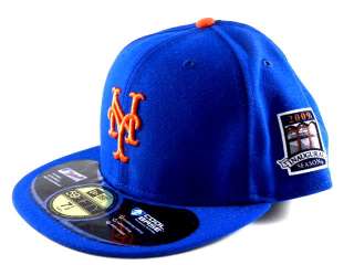 New Era Mets 5950 Authenic Royal Blue Fitted Hat Men  