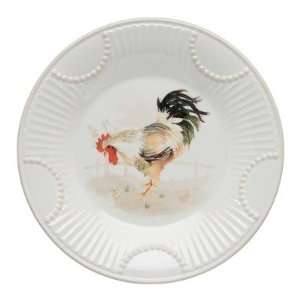   Pantry Buffet Golden Rooster Accent Plate [Set of 4]