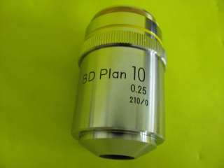 Nikon Optistation BD Plan 10x Microscope Objective 10/0.25 Working 210 