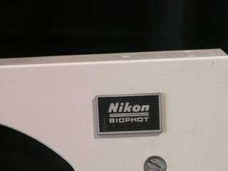 Nikon Biophot Trinocular Microscope  