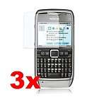 3x Clear LCD Screen Protector Cover For NOKIA E71 E71x  