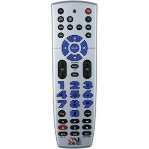   : ONE FOR ALL URC4220 4 Device Big Easy Universal Remote: Electronics