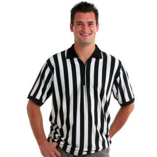 Mens Referee Shirt Officials Jersey Football Basketball Umpire Ref 