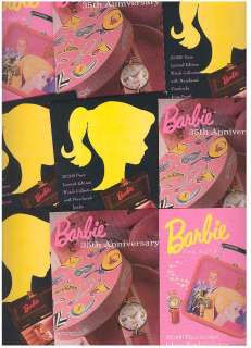 m703 modern postcards Barbie Fossil Watch Ad TWELVE  