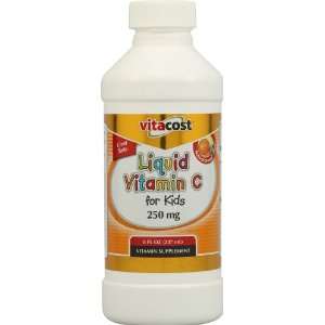  Vitacost Liquid Vitamin C for Kids Orange    250 mg   8 fl 