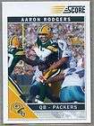 AARON RODGERS 2011 SCORE BASE CARD GREEN BAY PACKERS #1