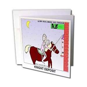 Londons Times Funny Society Cartoons   Knight Deposit   Greeting Cards 