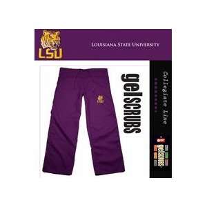  Louisiana State (LSU) Tigers Scrub Style Pant from 