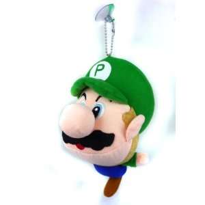  Super Mario Brothers Luigi 6.5 Inch Plush Doll / Nose 