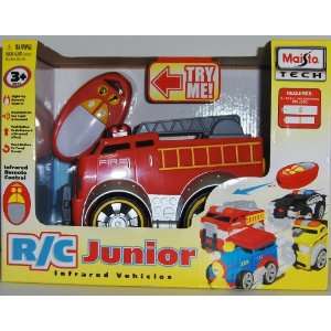   Junior Maisto Infrared Remote Control Fire Truck Toy: Toys & Games
