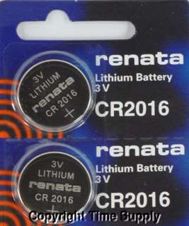 pcs 2016 Renata Lithium Watch Batteries FREE SHIP  
