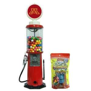   Gophers NCAA Red Retro Gas Pump Gumball Machine: Sports & Outdoors