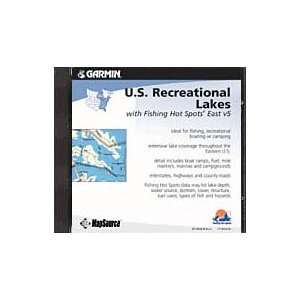 Garmin MapSource U.S. Recreational Lakes East U.S. Freshwater CD ROM 