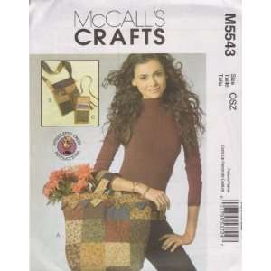  McCalls Crafts: Pattern M5543 for Bags: Arts, Crafts 