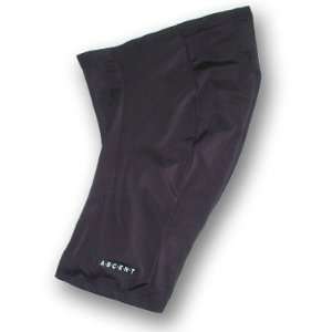  SALE Ascent Mens Black Cycling Shorts 6 Panel Lycra with 