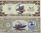  Coast Guard Million Dollar Novelty MONEY Bill only $1.25 
