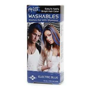    Splat Washables Bright Hair Color, Electric Blue, 1.6 oz: Beauty