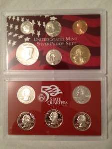   UNITED STATES MINT SILVER PROOF SET 14 COINS NEW IN THE BOX  