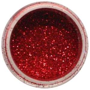 CND Acrylic Glitter Powder Red Slipper  