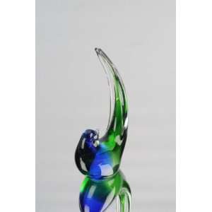  Murano Design Hand GlassRainbow Bird Art Sculpture 2 