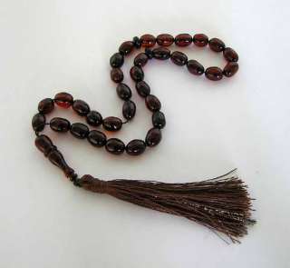 Baltic Amber Islamic 33 Prayer Beads  