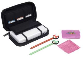 Official Nintendo DS Lite DSi Princess Peach Essentials Bag Kit Stylus 