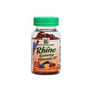    Rhino Vitamin D Gummy Bears 60 Gummies