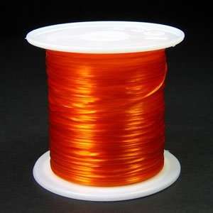   Elastic Cord Stringing Material   Mandarin Orange 