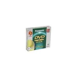  #1 Panasonic DVD RAMS (LM AF120LU5) 5 Packs of 5 Pack DVD 