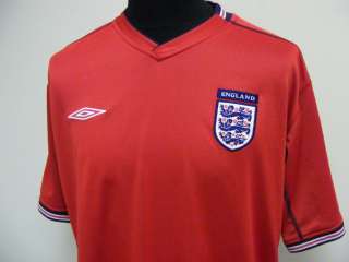 ENGLAND 2002 AWAY UMBRO FOOTBALL SOCCER SHIRT JERSEY TOP SMALL  