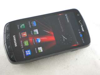 SAMSUNG DROID CHARGE 4G LTE BLACK VERIZON 16GB SMARTPHONE *CLEAR ESN 