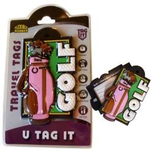 Golf Bag   Luggage Tag   Pink Case Pack 12:  Sports 