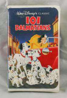   Disneys Classic 101 Dalmatians Used VHS Video Tape Movie V2P9  