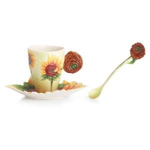  Franz Porcelain Collection Van Gogh Sunflowers Spoon 