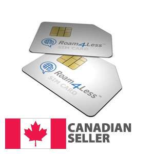 International World Europe SIM CARD + FREE Local Canadian Number 