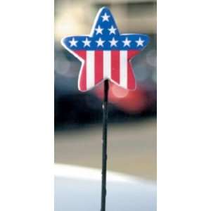   Red, White and Blue American Flag Car Antenna Topper