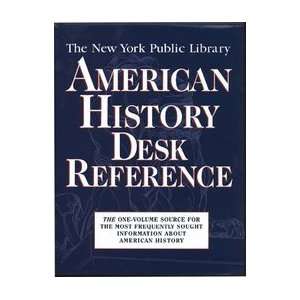   Public Library American History Desk Reference (9780028613222) Books