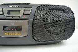 Sony Compact Disc CD Cassette Tape Player Recorder AM FM Boombox Radio 