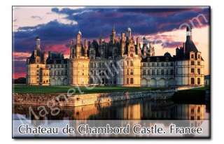 Chateau de Chambord Castle   FRANCE Souvenir Magnet  