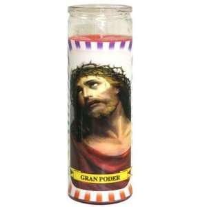  Religious Candle Gran Poder Case Pack 12   715533: Patio 