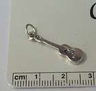 STERLING SILVER CHARM Music Stringed Instrument GUITAR  