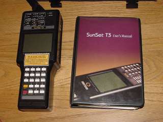 Sunrise Telecom Sunset T3 Tester w Manual Accessories  