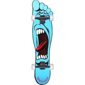  Santa Cruz Screaming Foot Left Complete Skateboard   9.3 w 