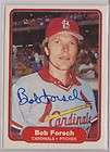BOB FORSCH 1987 World Series ball St Louis Cardinals 1982 WSC 2 No 