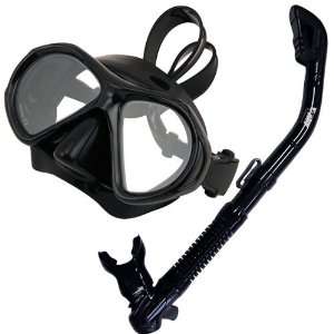  PROMATE Snorkeling Scuba Dive DRY Snorkel Mask Gear Set 