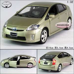 New 132 Toyota Prius Alloy Diecast Model Car With Sound&Light 